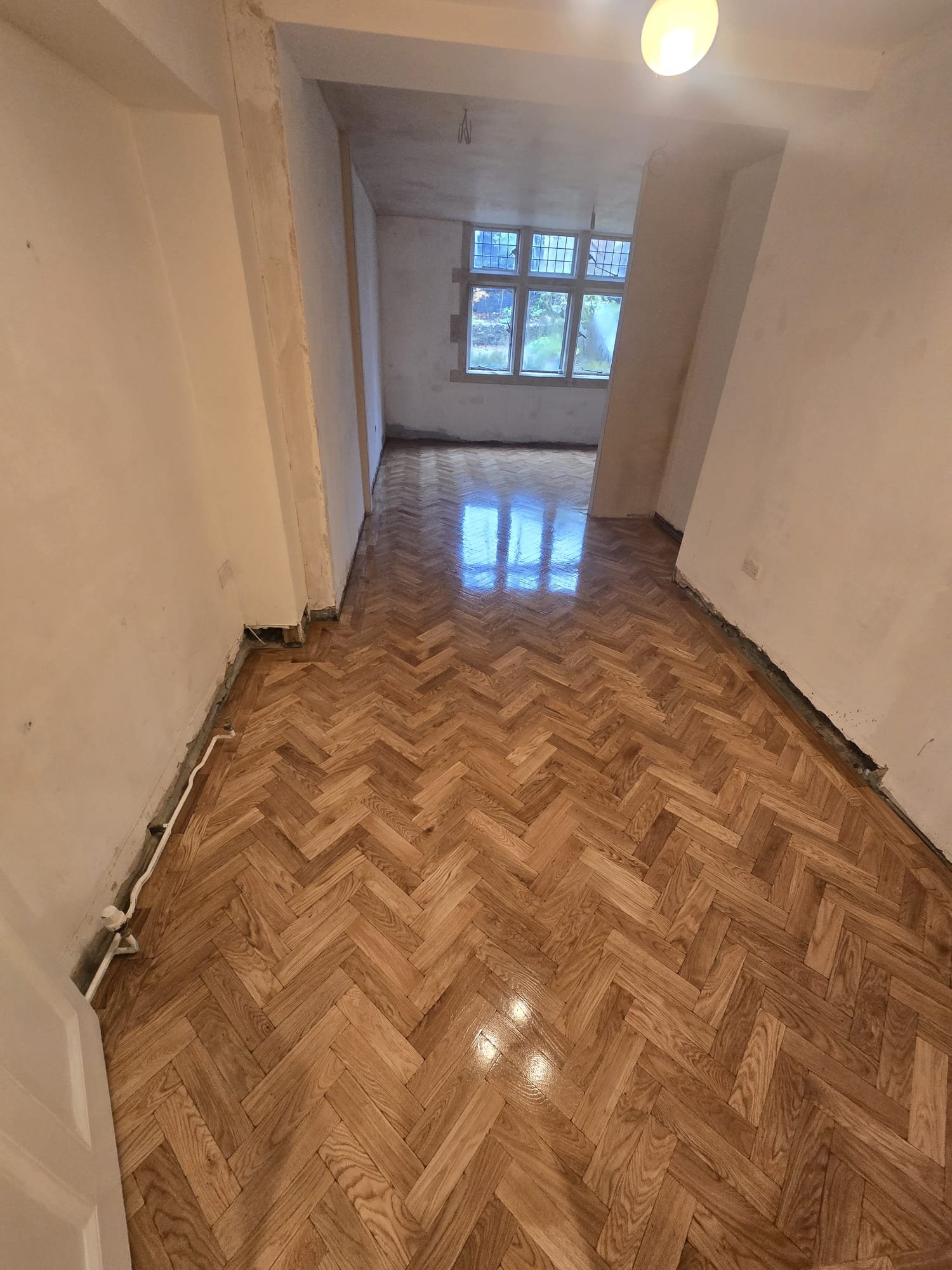 Bath parquet double border