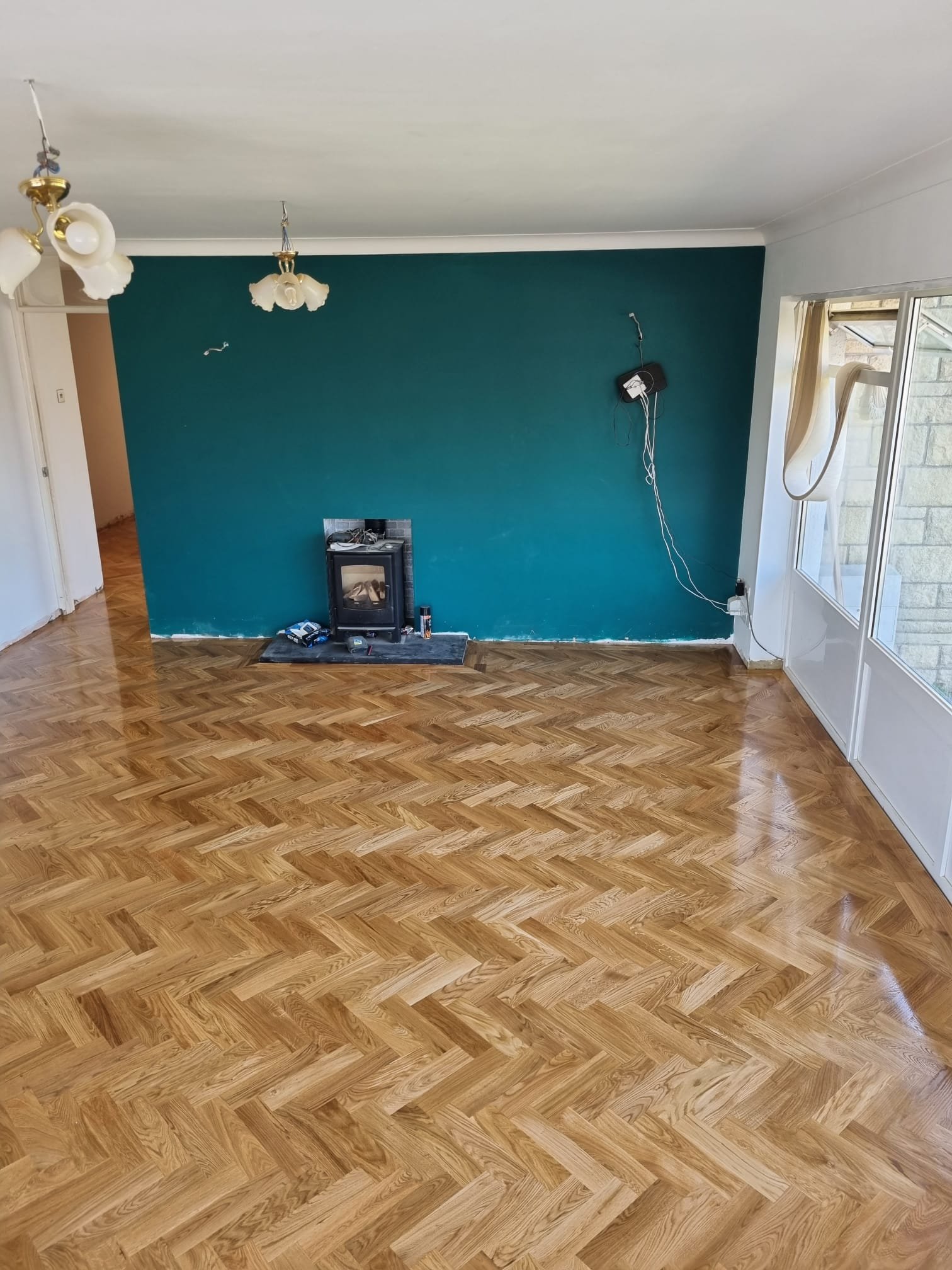 Filton herringbone oak parquet