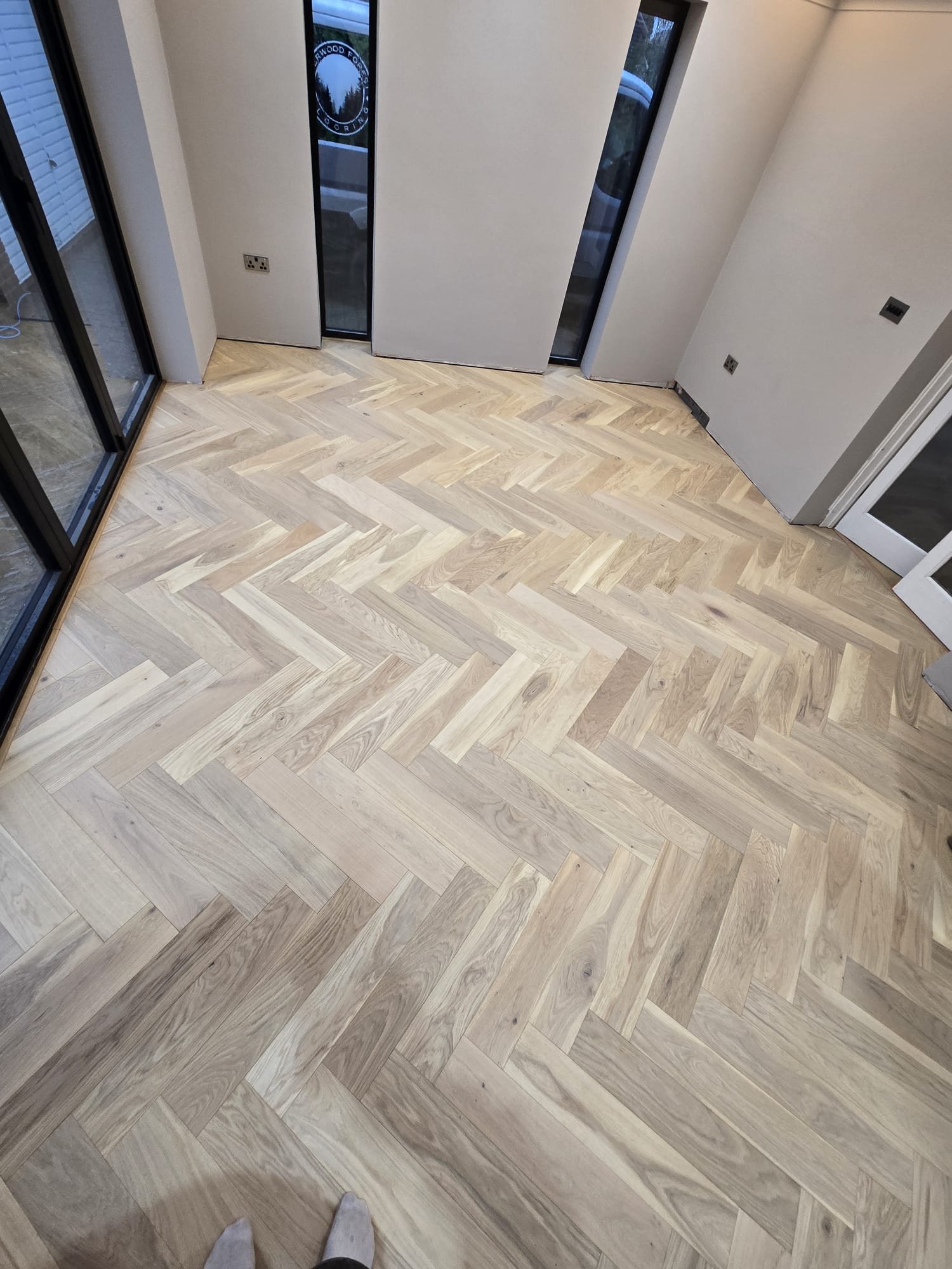 Swindon herringbone engineered fit - Restored Finish