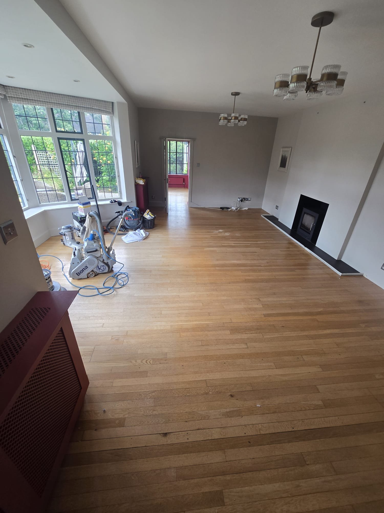 Before engineered wood restoration